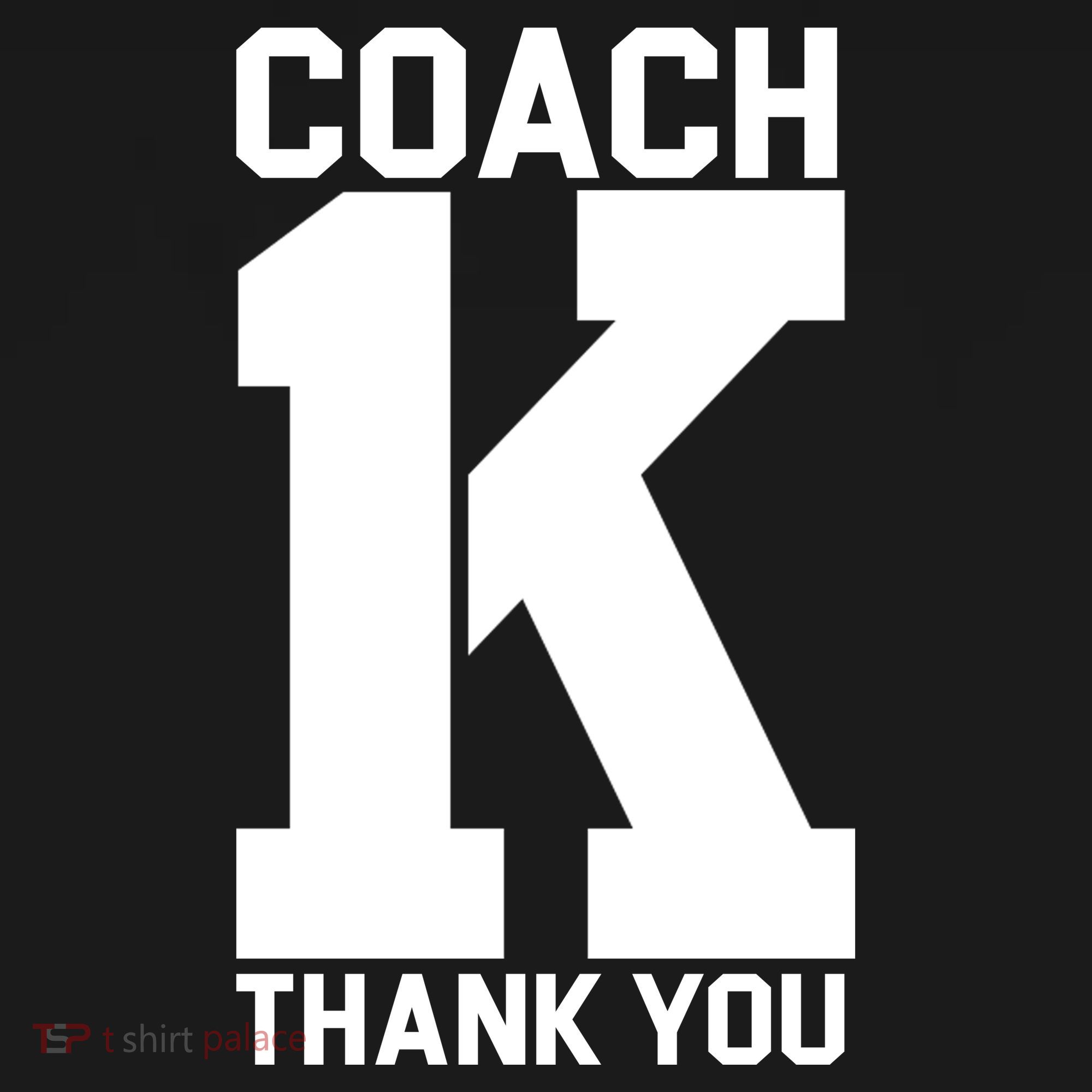 Coach K Thank You College Backpack