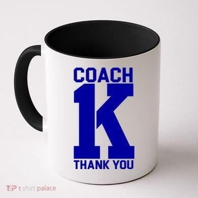 Coach K Thank You College Coffee Mug