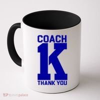 Coach K Thank You College Coffee Mug thumb 0