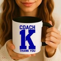 Coach K Thank You College Coffee Mug thumb 3