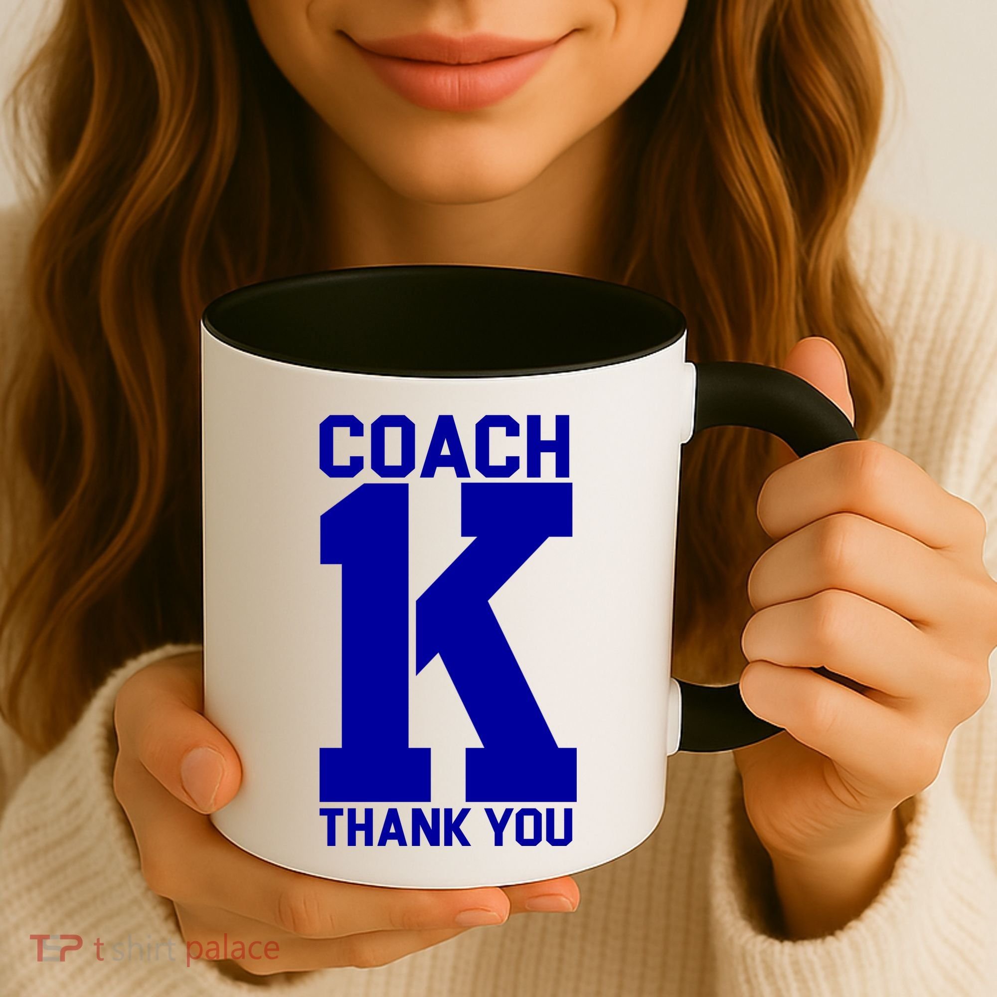 Coach K Thank You College Coffee Mug