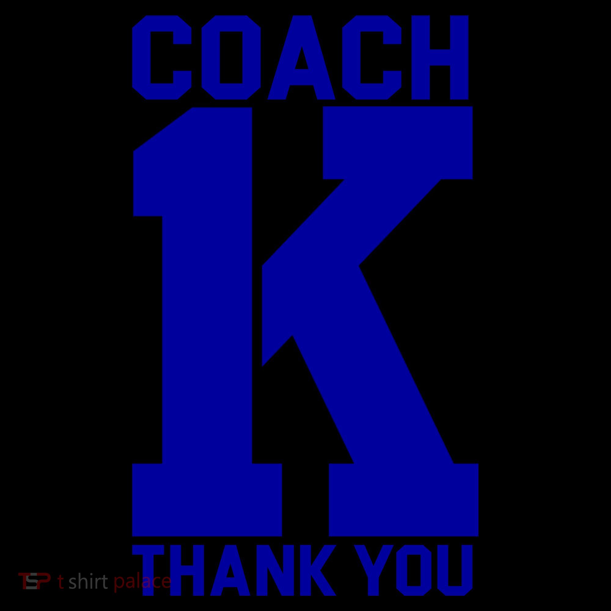 Coach K Thank You College Coffee Mug