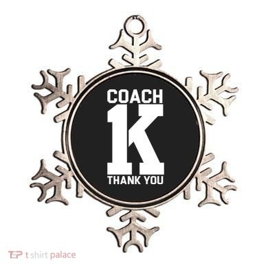 Coach K Thank You College Ornament