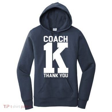 Coach K Thank You College Women's Hoodie