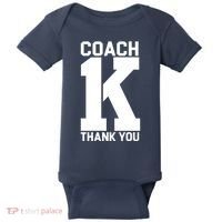 Coach K Thank You College Baby Bodysuit thumb 0