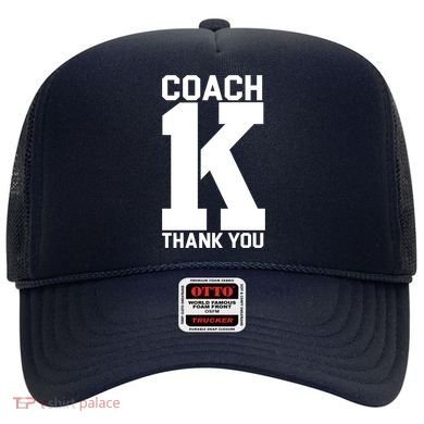 Coach K Thank You College Hat
