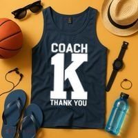 Coach K Thank You College Tank Top thumb 4