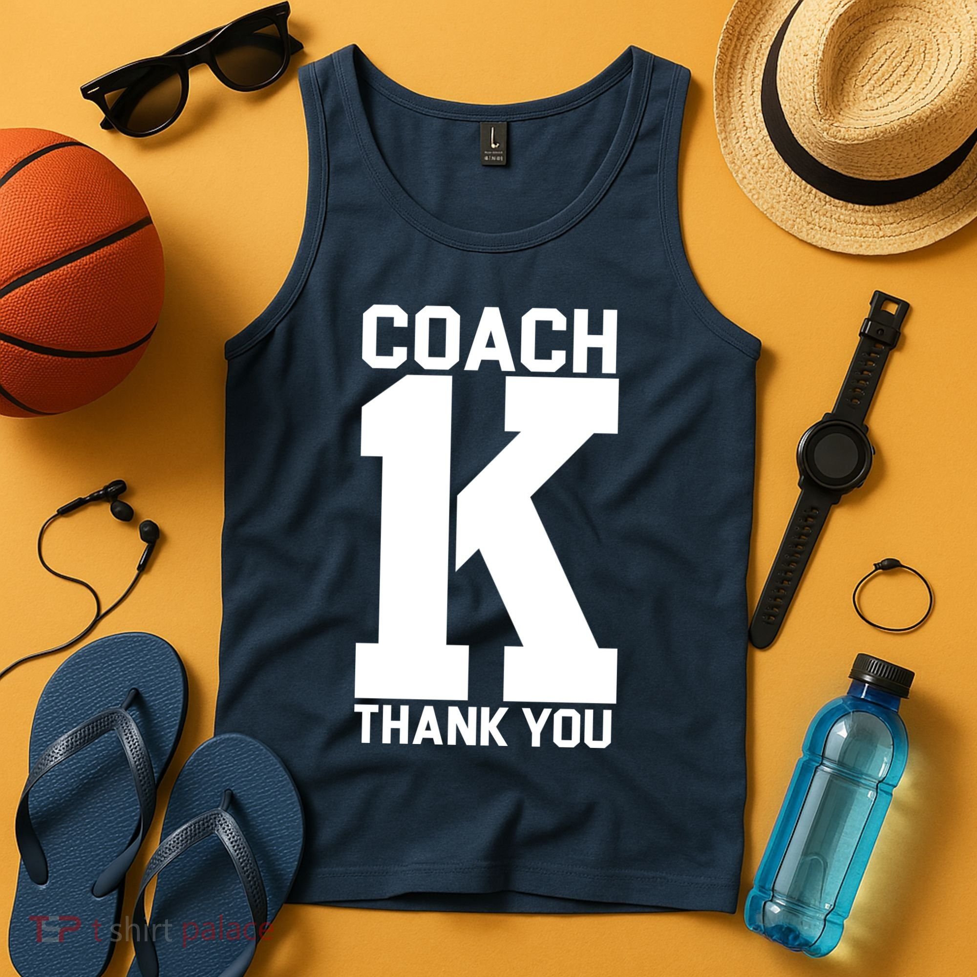 Coach K Thank You College Tank Top