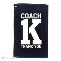 Coach K Thank You College Golf Towel thumb 0