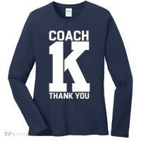Coach K Thank You College Women's Long Sleeve Shirt thumb 0