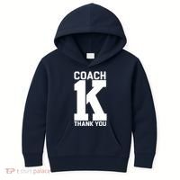 Coach K Thank You College Kids Hoodie thumb 0