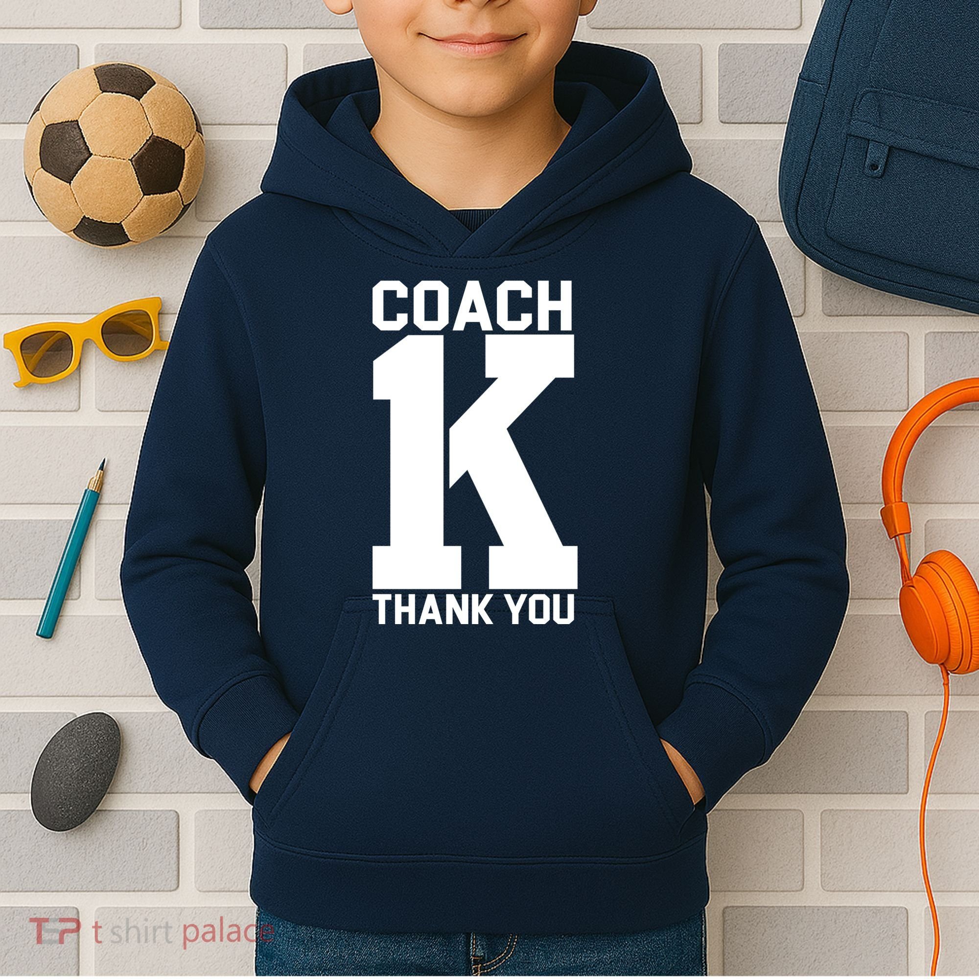 Coach K Thank You College Kids Hoodie