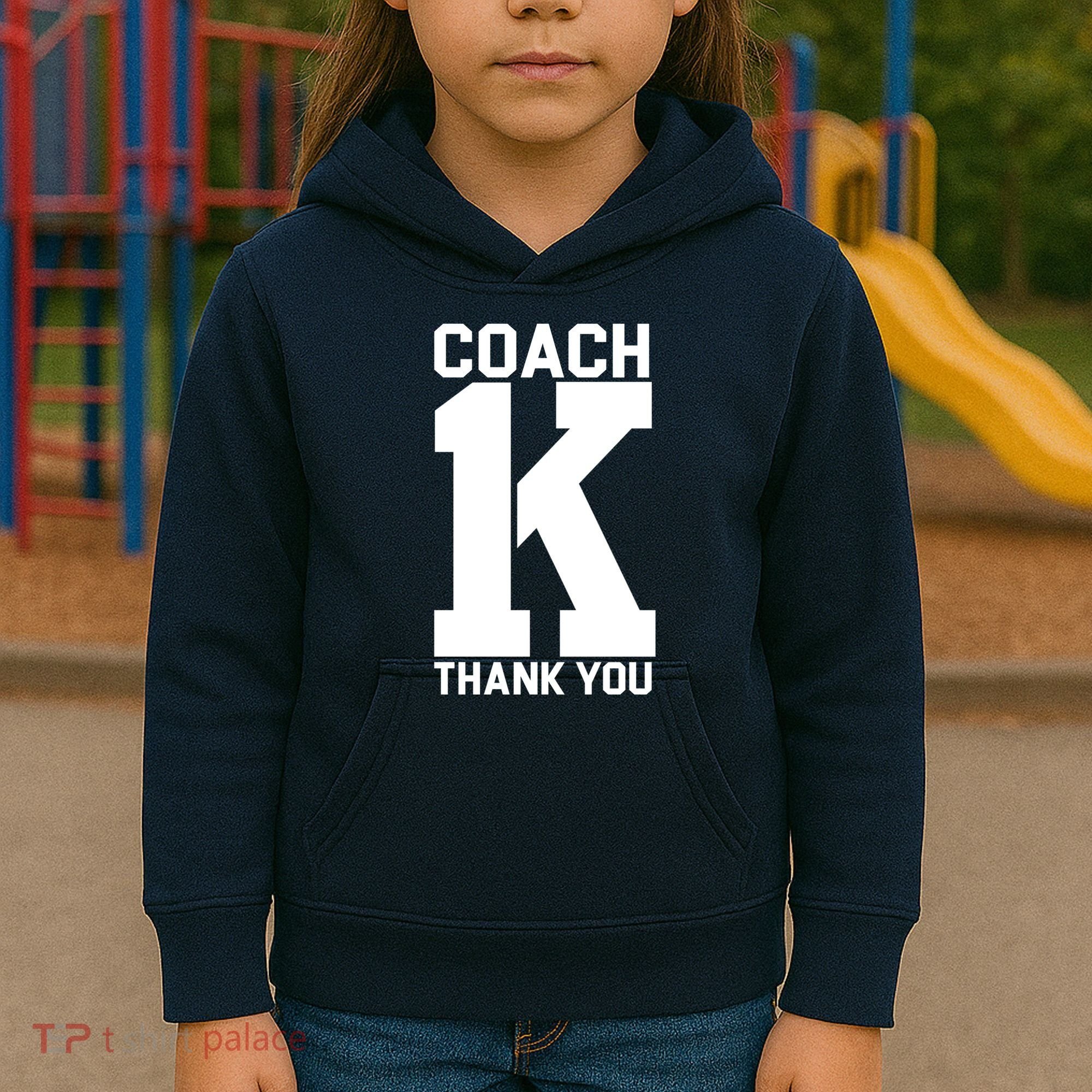 Coach K Thank You College Kids Hoodie