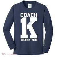 Coach K Thank You College Kids Long Sleeve Shirt thumb 0