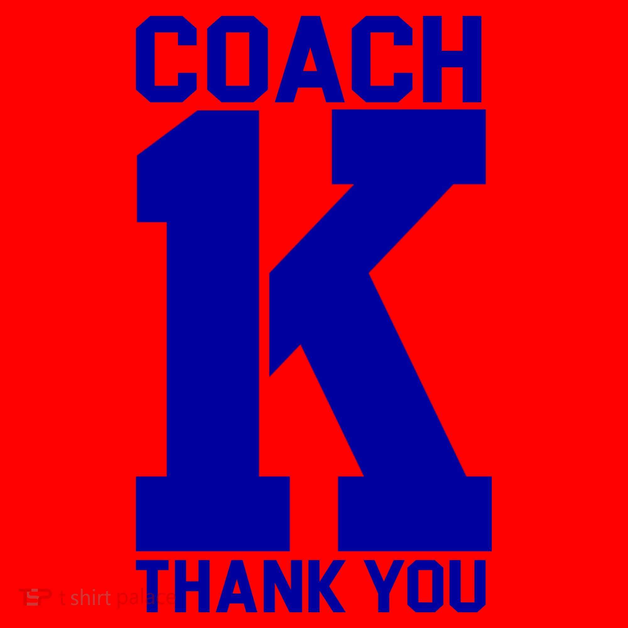 Coach K Thank You College Santa Hat