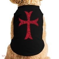 Crusader Knights Templer Cross Doggie Tank thumb 0