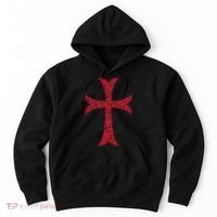 Crusader Knights Templer Cross Hoodie thumb 0