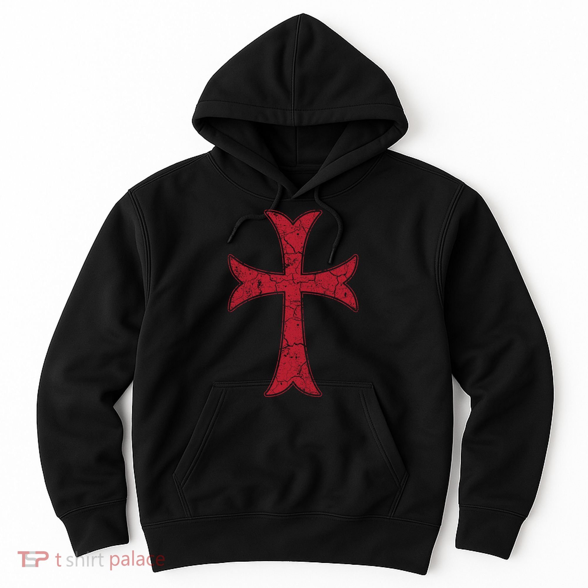 Crusader Knights Templer Cross Hoodie