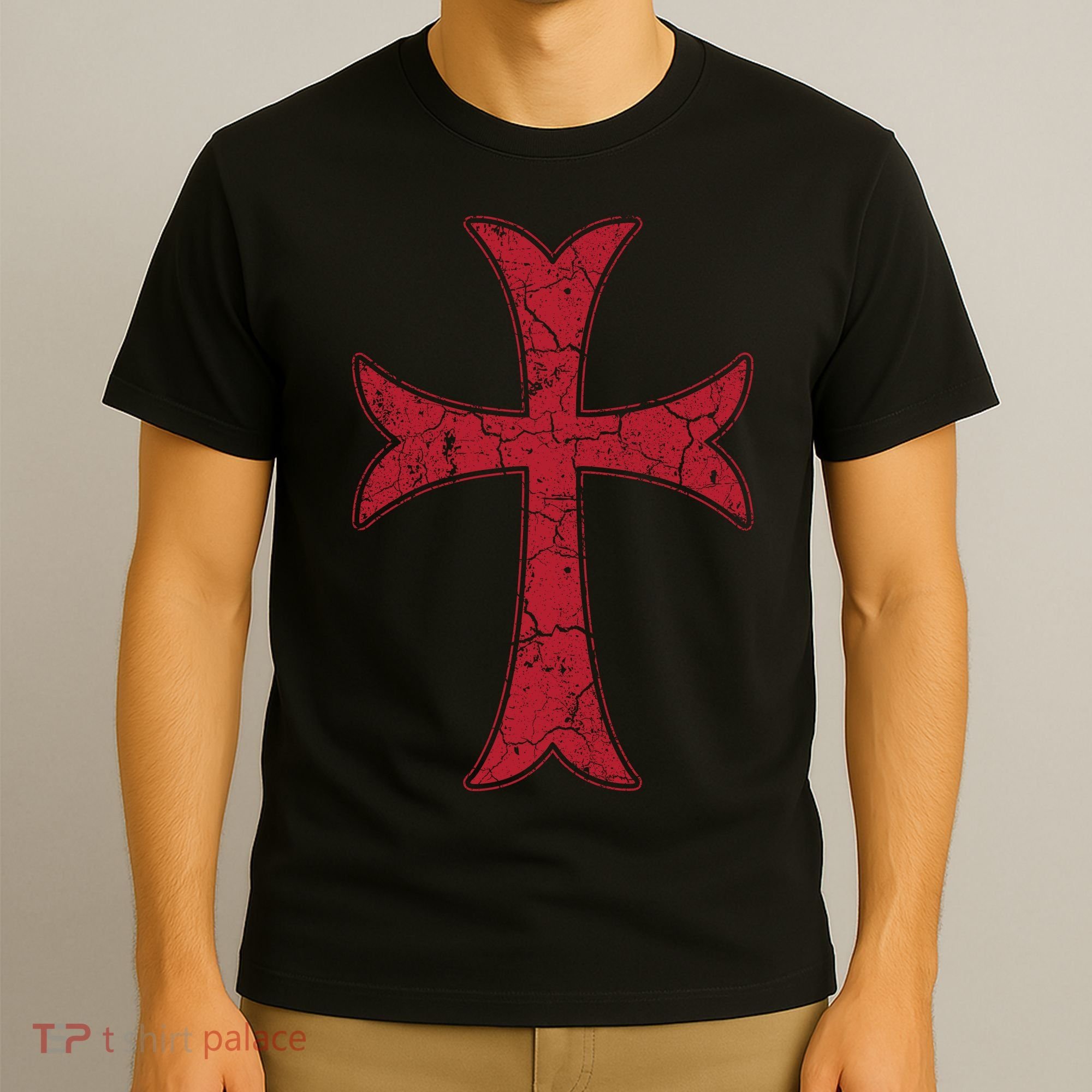 Crusader Knights Templer Cross T-Shirt