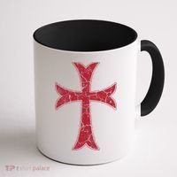 Crusader Knights Templer Cross Coffee Mug thumb 1