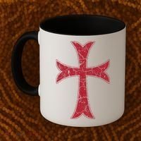 Crusader Knights Templer Cross Coffee Mug thumb 2