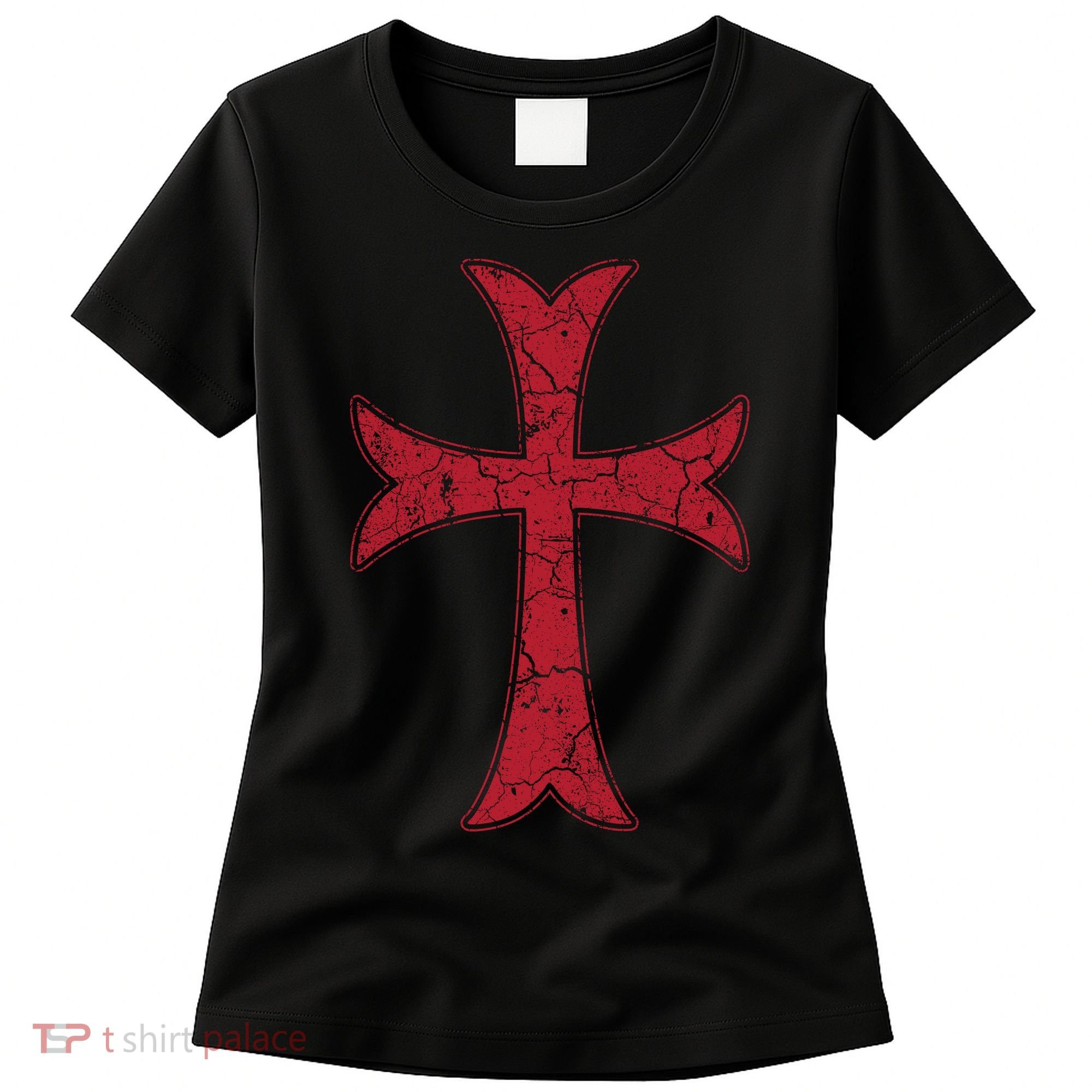 Crusader Knights Templer Cross Women's T-Shirt