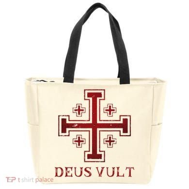Catholic Knight Templar Crusader Cross Tote Bag