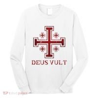 Catholic Knight Templar Crusader Cross Long Sleeve Shirt thumb 0