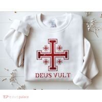 Catholic Knight Templar Crusader Cross Sweatshirt thumb 2
