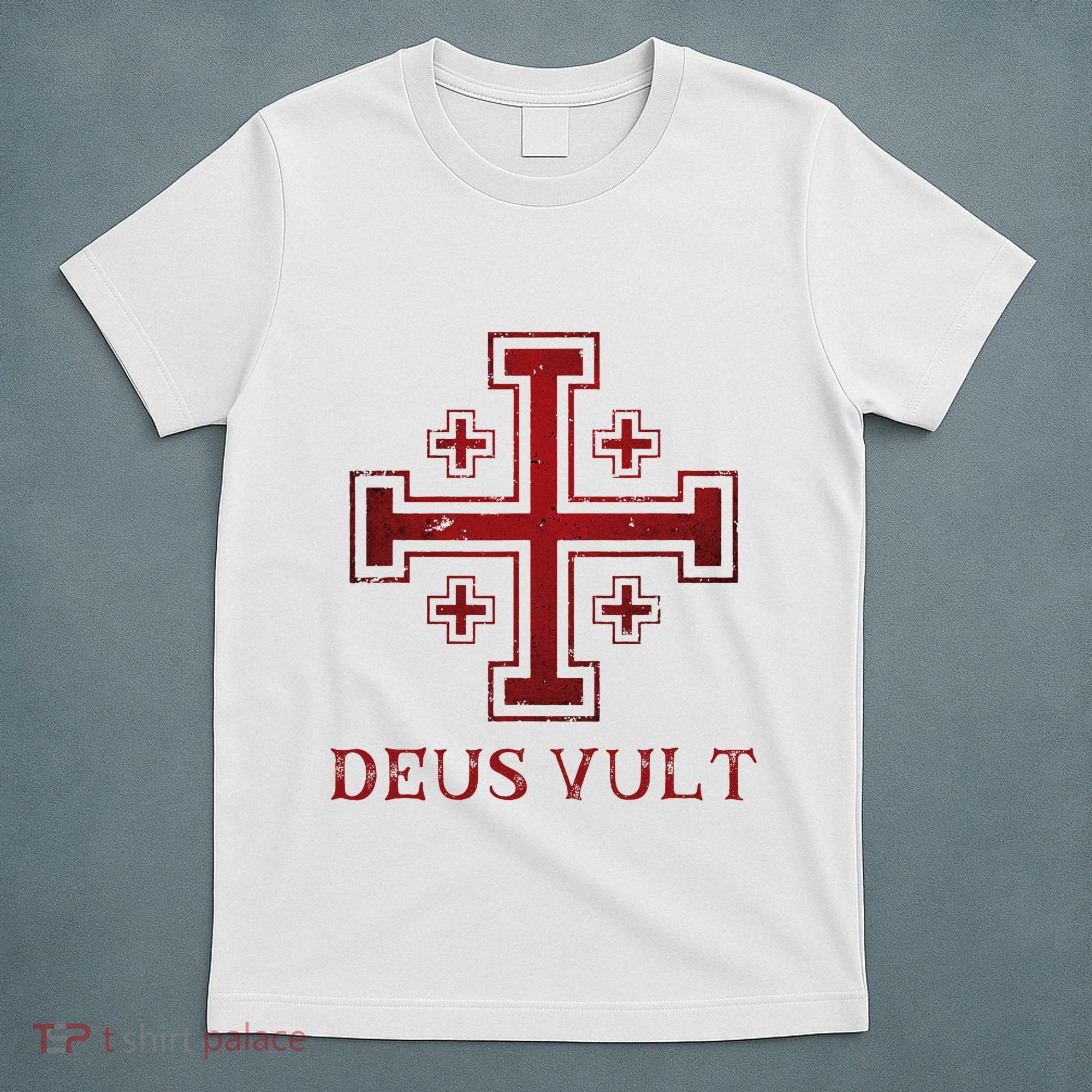 Catholic Knight Templar Crusader Cross T-Shirt