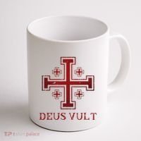 Catholic Knight Templar Crusader Cross Coffee Mug thumb 1