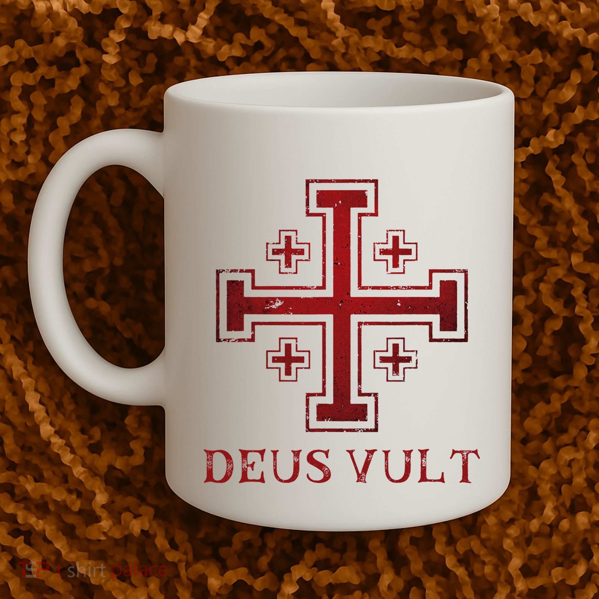 Catholic Knight Templar Crusader Cross Coffee Mug