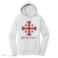 Catholic Knight Templar Crusader Cross Women's Hoodie thumb 0