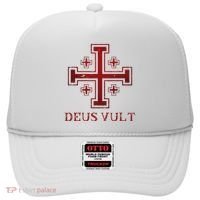 Catholic Knight Templar Crusader Cross Hat thumb 0
