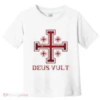 Catholic Knight Templar Crusader Cross Toddler T-Shirt thumb 0
