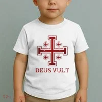 Catholic Knight Templar Crusader Cross Toddler T-Shirt thumb 2