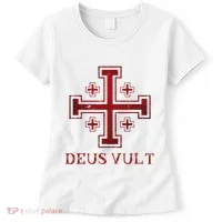 Catholic Knight Templar Crusader Cross Women's T-Shirt thumb 0