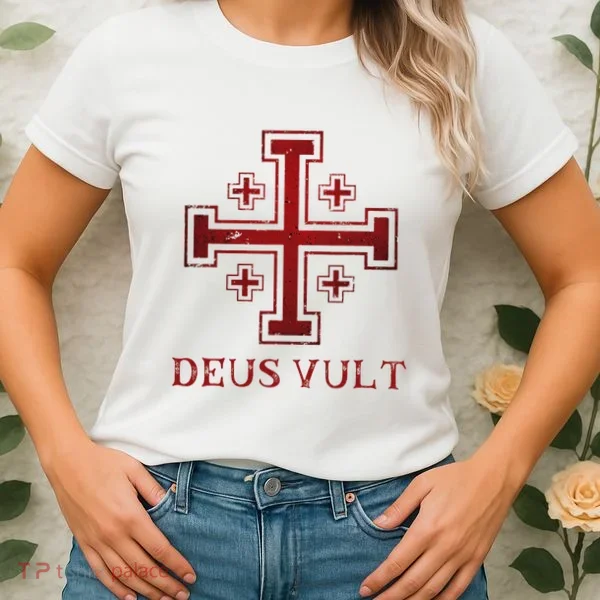 Catholic Knight Templar Crusader Cross Women's T-Shirt