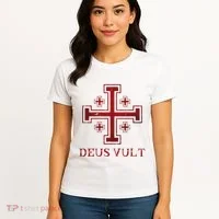 Catholic Knight Templar Crusader Cross Women's T-Shirt thumb 4