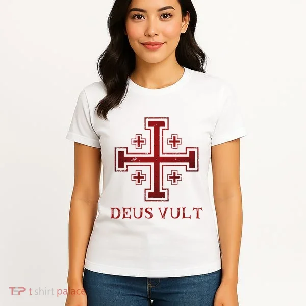 Catholic Knight Templar Crusader Cross Women's T-Shirt