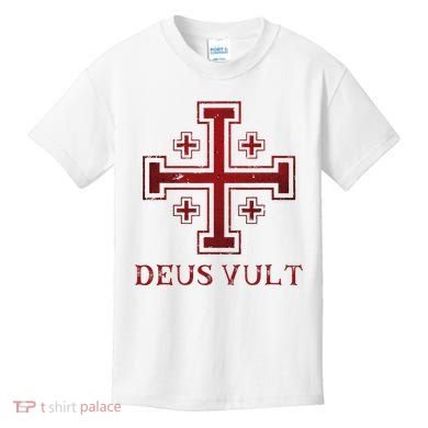 Catholic Knight Templar Crusader Cross Kids T-Shirt