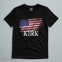 Charlie Kirk USA American Flag T-Shirt thumb 5
