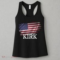 Charlie Kirk USA American Flag Women's Tank Top thumb 3