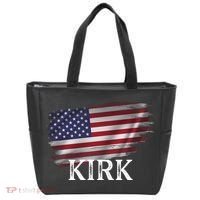 Charlie Kirk USA American Flag Tote Bag thumb 0
