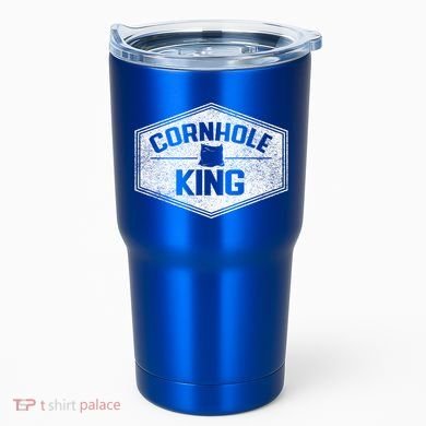 Cornhole King Vintage Distressed Design Meaningful Gift Tumbler