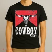 Cowboy Killer Western Cowgirl Cowboy Killers Bull Horn T-Shirt thumb 3