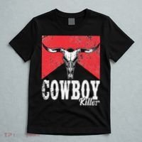 Cowboy Killer Western Cowgirl Cowboy Killers Bull Horn T-Shirt thumb 5