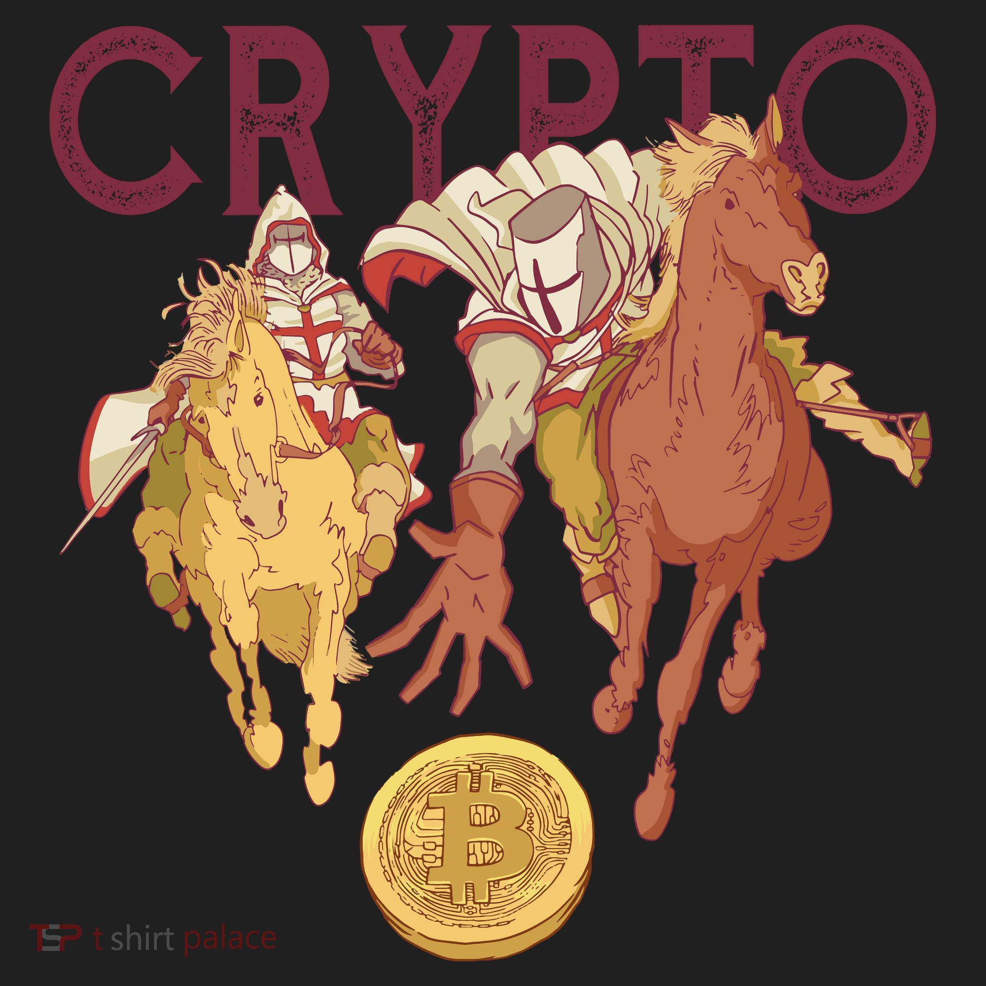 Crypto Knight Warrior Bitcoin Women's Sweatshirt