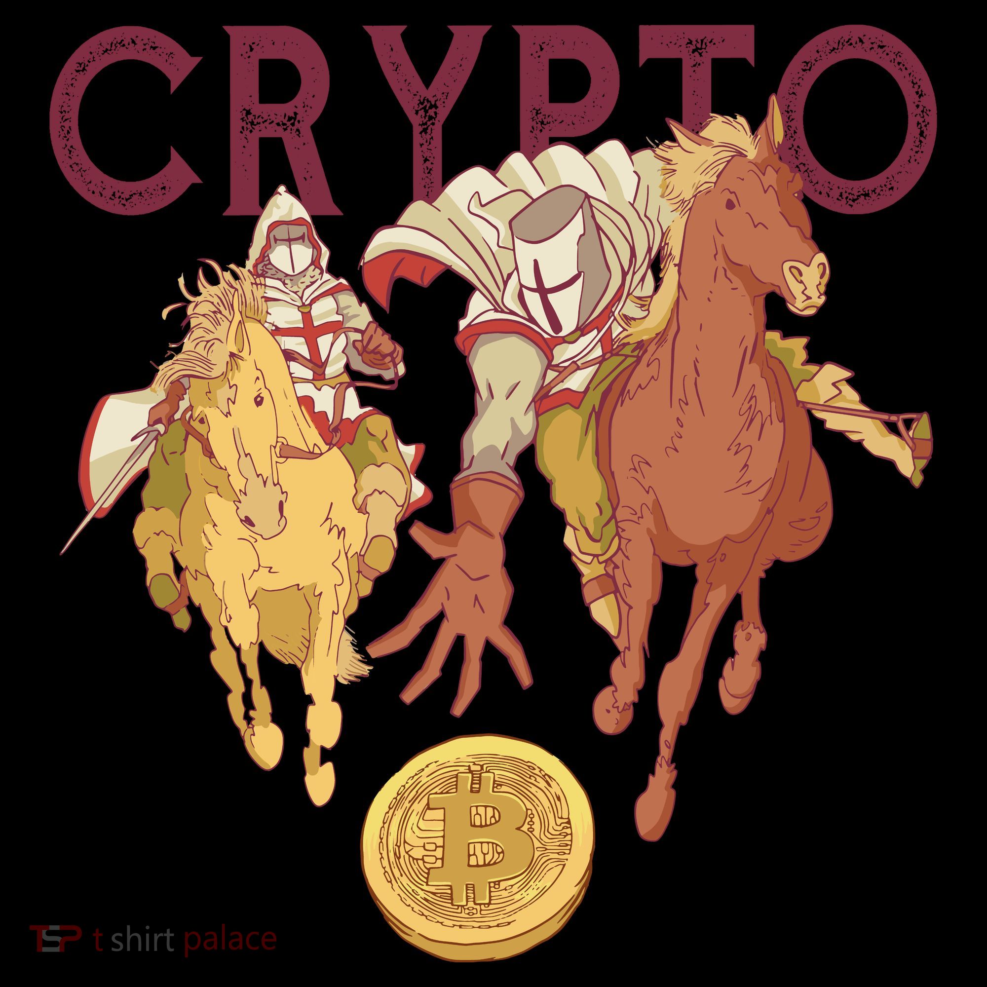 Crypto Knight Warrior Bitcoin Backpack