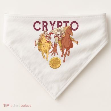 Crypto Knight Warrior Bitcoin USA-Made Doggie Bandana